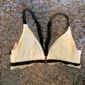 Victoria’s Secret lace/velvet strap bralette
